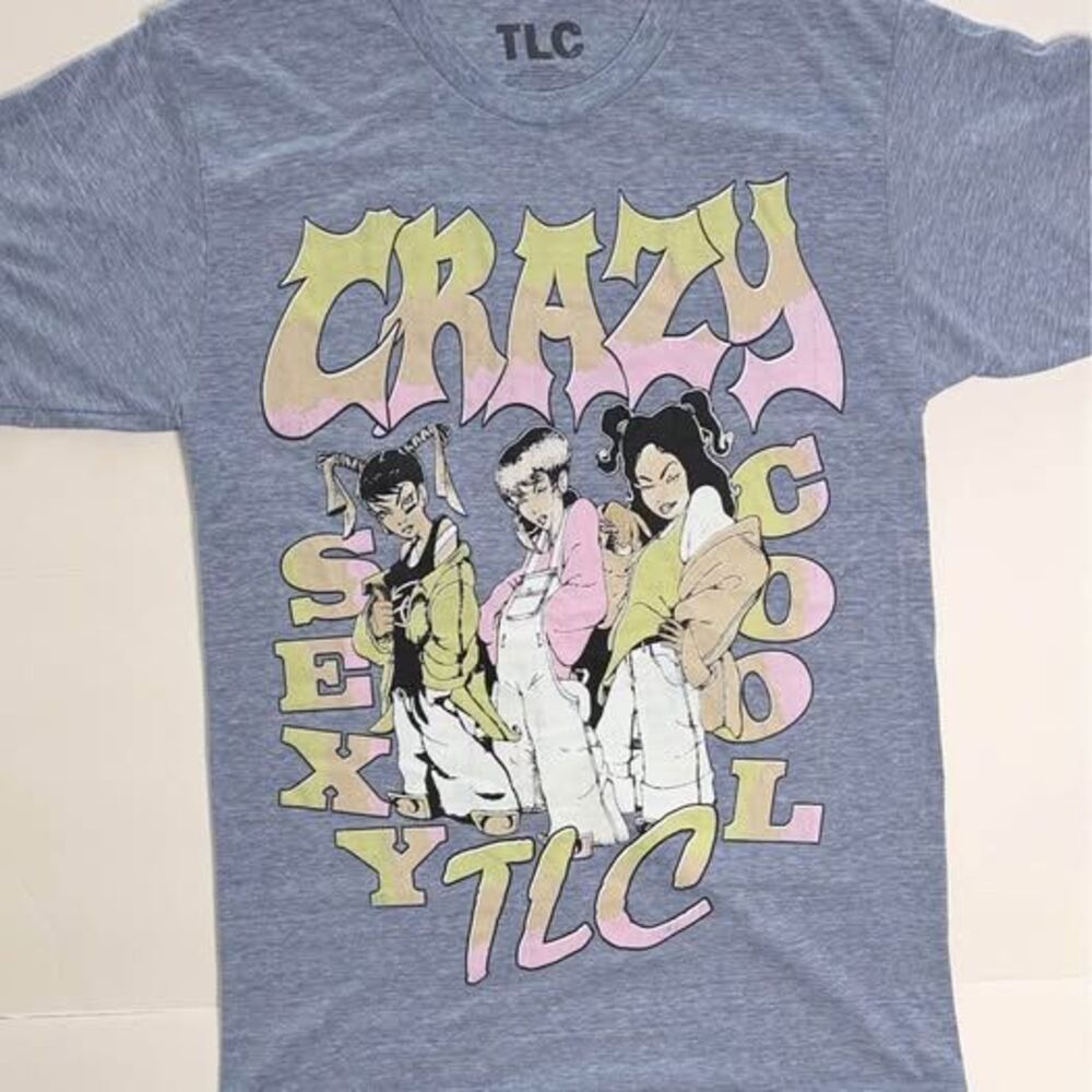 NWOT TLC CrazySexyCool Graphic T-Shirt Size Medium – 90s Retro Band Tee
